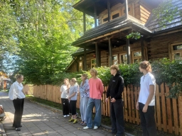 Zajęcia w willi Koszysta